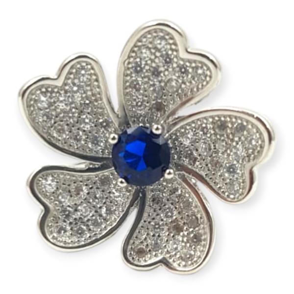 Beautiful 925 Sterling Silver With Amazing Flowers Design